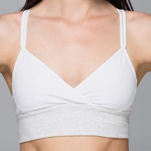 Lululemon Superb Sports Bra White Size 6